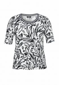 Футболка frapp Print T-shirt, Weiß/White