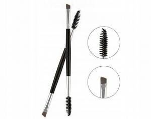 ДВУСТОРОННЯЯ УГЛОВАЯ ЩЕТКА - ХНА ДЛЯ БРОВЕЙ спираль Prima Beauty