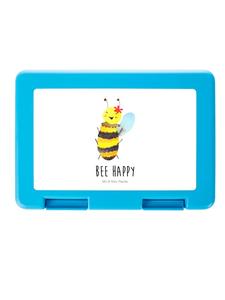 Mr. & Mrs. Panda Коробочка для закусок Happy Bee с надписью белого цвета