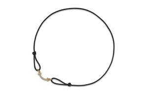 18-каратное золото, бриллианты, переработанный полиэстер, пластиковый браслет унисекс TIFFANY & CO., черный