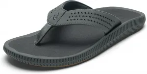 Мужские пляжные сандалии OLUKAI Ulele, водонепроницаемые шлепанцы, поддержка свода стопы и комфортная посадка, легкие и прочные, улучшенное сцепление и устойчивость