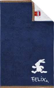 Полотенце Dyckhoff "Кролик Феликс", (1 шт.), 100% хлопок 70х130 см (1 шт.), цвет tintenblau
