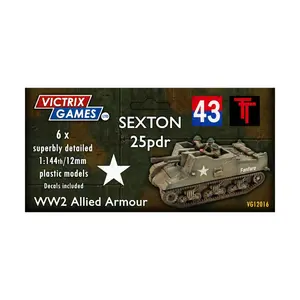 Секстон 25 фунтов, Historical Miniatures - WWII - Allied (Victrix) (12mm)