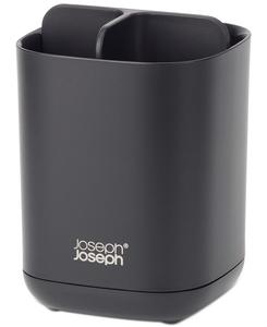 Подставка для зубных щеток Easystore Matte с тремя отделениями Joseph Joseph, черный