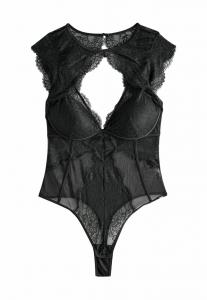 Боди SLEEVED . REGULAR FIT Lipsy, черный