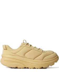 Стеганые кроссовки HOKA Bondi на шнуровке, желтый