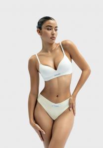 Трусы God Save Queens Thong, Off White/White