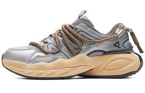 Повседневные туфли мужские низкие серебристые PEAK, Silver