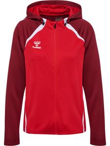 Спортивная толстовка с капюшоном на молнии Hummel Lead 2.0, Red/Wine Red