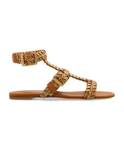 Кожаные сандалии Casadei, коричневый