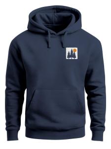 Толстовка Neverless Pine Trees, темно-синий