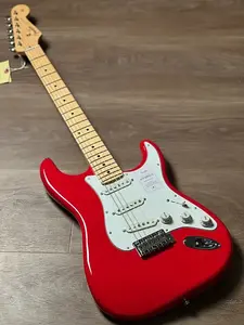 Fender Japan Hybrid II Stratocaster с грифом из клена, цвет Modena Red JD24021109