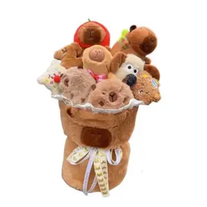 Плюшевая кукла Capybara Bouquet Dolls высота 35см Dolls and bears dance