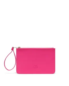 Женский косметичек плоский из веганской кожи фуксия Herschel