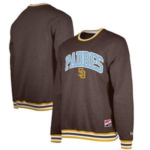 Мужской коричневый свитшот San Diego Padres New Era