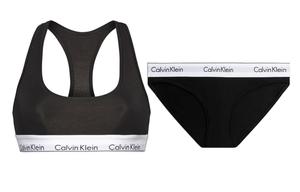 Слегка уплотненный бралетт Calvin Klein, Set (черный)