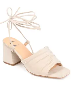 Женские рифленые сандалии Felisity Journee Collection, слоновая кость/кремовый