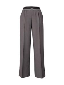 Свободные плиссированные брюки Monki, антрацит