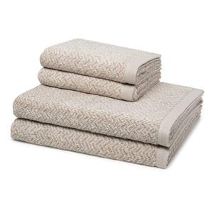 Brooklyn Набор полотенец Möve (4 шт), 50x1x100 см цвет nature/cashmere