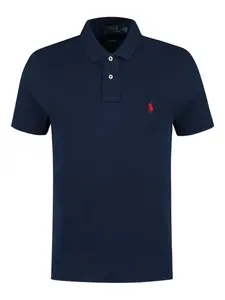 Рубашка поло с логотипом Polo Ralph Lauren, синий