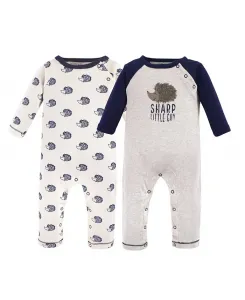 Органический комбинезон для мальчиков, 2 шт Touched by Nature, синий