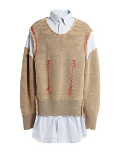 Рубашка Maison Margiela, небесно-голубой