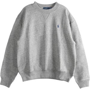 Свитшот с вышитым логотипом Polo Ralph Lauren, серый