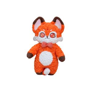Голландская кошка лиса плюшевая кукла высота 40см/60см/80см Fluffy bear, оранжевый