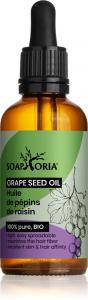 Органическое масло виноградных косточек. Масло виноградных косточек обладает укрепляющим эффектом. Soaphoria, 50 мл