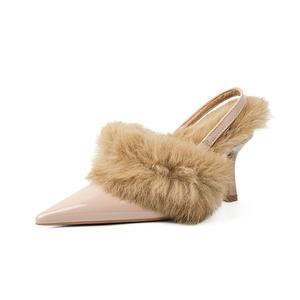 YAFEI XUANYU Стройные каблуки на шпильке 7 см женские - нюд-119, цвет Nude-119