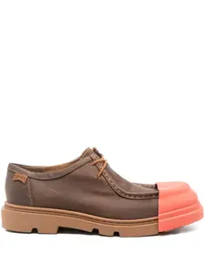 Туфли с простроченным мысом на шнуровке Camper, коричневый