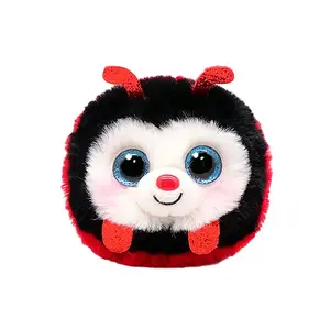 Плюшевый маленький размер Puffies Izzy Ladybug Ty, 1 UD