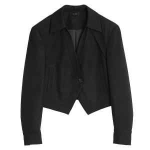 ELLE Короткое пальто Women's Black