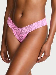 Кружевные трусики-стринги The Lacie, lace neon bubble pink
