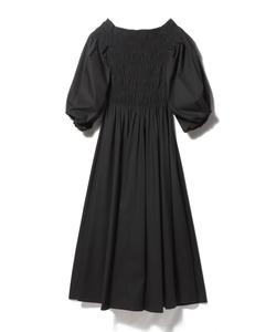 Платье с присборенными плечами Column, цвет Black