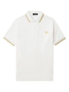 Fred Perry рубашка поло с вышитым логотипом, белый
