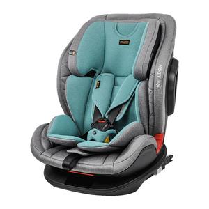 Детское автокресло Child Safety Car Seat Plus с креплением ISOFIX для детей от 9 месяцев до 12 лет, цвет Matcha Green Welldon