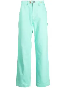 Джинсы с вышитым логотипом OBJECTS IV LIFE, зеленый