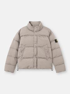 Пуховик с защитой от падения и карманами на кнопках Stone Island 4100124 NYLON METAL IN ECONYL, розовый