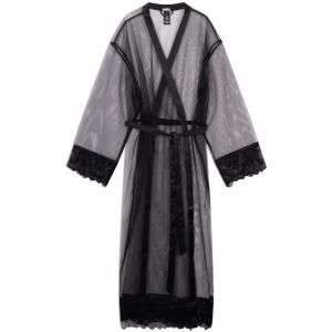 Calvin Klein SS25 Халат для сна женский Space Black