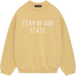 Толстовка из плотного флиса Fear Of God Essentials, цвет янтарное золото/янтарь