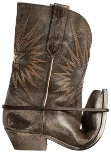 Ботинки Golden Goose Wmns Low Wish Star Boot 'Black Ecru Silver', черный