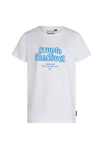 Футболка с принтом EVAN Retour Jeans, белый