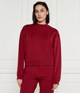 Толстовка Hugo Daxandria Relaxed Fit, бургундия