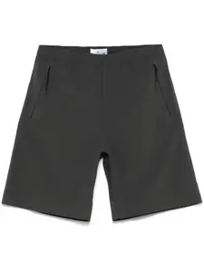 Шорты с вышитым логотипом Stone Island, серый
