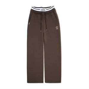 Вязаные спортивные штаны FW/AW25 MLB, коричневый