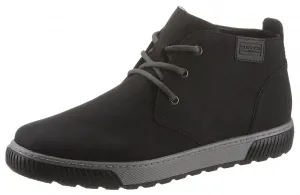 Зимние ботинки Rieker на подкладке из натуральной шерсти, черный
