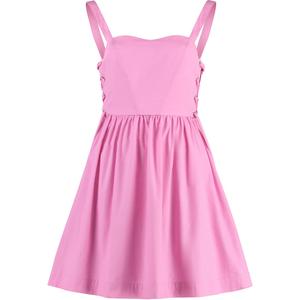 Мини-платье со шнуровкой сбоку PINKO, розовый