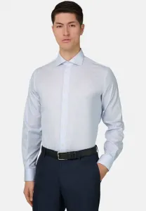 Полосатая рубашка стандартного кроя Boggi Milano, Light Blue