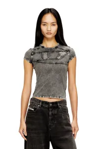 Женская футболка с коротким рукавом T-MELY-CUP Diesel, цвет Black And Other Colors